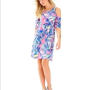 Lilly Pulitzer Somerset Open Shoulder Swing Dress
